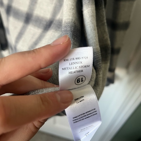 NWT Men’s Lennox Flannel Relaxed Shirt | Rails | Size Large - Picture 8 of 11